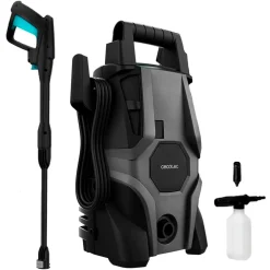 Hidrolimpiadora Cecotec HydroBoost 1400 Essential 1400W 105 bares con accesorios gris