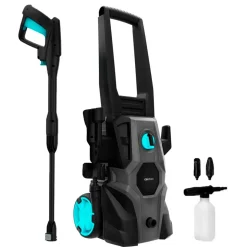 Hidrolimpiadora Cecotec HydroBoost 1400 EasyGo 1500W 408L/h 105 bares con accesorios negro/azul