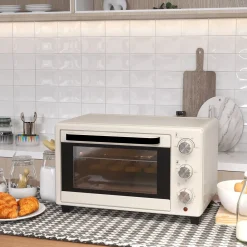 Horno de sobremesa Alec Homcom 1400W 21L 3 modos + temporizador 46 cm