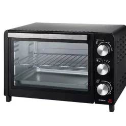 Horno de sobremesa Infiniton HSM-12N18 18L 1200W con temporizador negro 28,5x42,6x32,8 cm