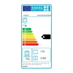 Horno Haier HWO60SM2P8XH 70L pirolítico A inox 59,5 cm