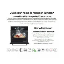 Horno Infiniton 4L70BK 3000W 70L 5 programas A negro 59,5 cm