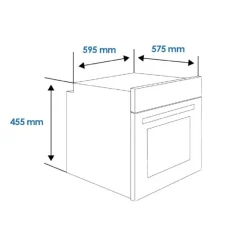 Horno multifunción Aspes AHM9500DX 2600W 50L 9 programas A inox 60 cm