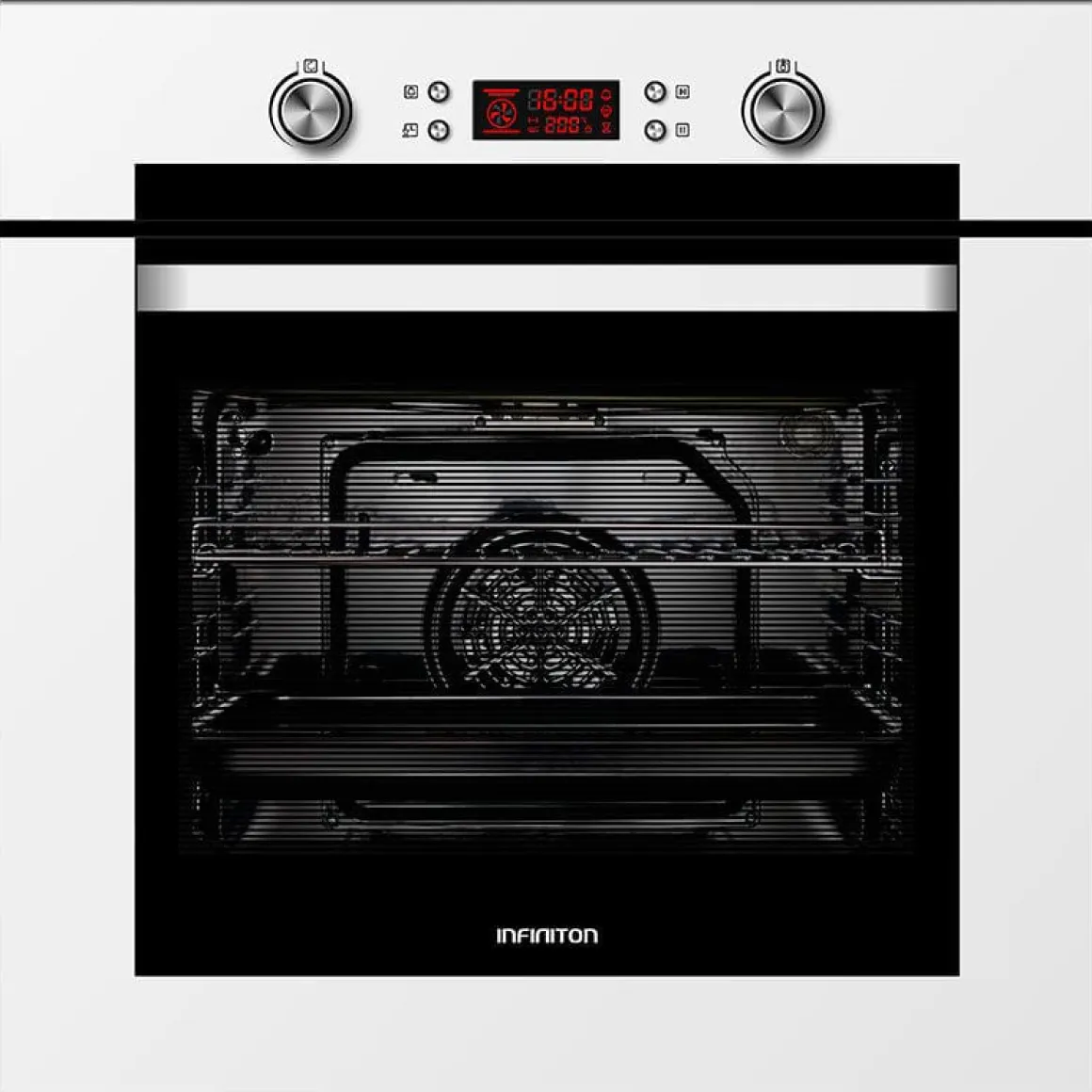 Horno multifunción Infiniton 70WH19 70L 3000W 9 funciones blanco 59,5 cm