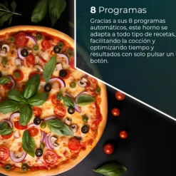 Horno multifunción Svan SHM8700DCB 70L 8 programas blanco A 59,5 cm