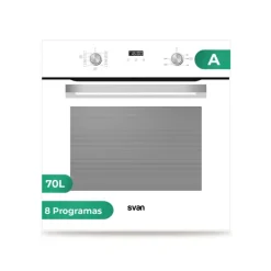 Horno multifunción Svan SHM8700DCB 70L 8 programas blanco A 59,5 cm