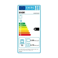 Horno multifunción Svan SHM8700DCB 70L 8 programas blanco A 59,5 cm