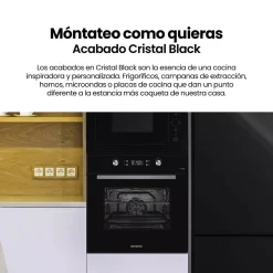 Horno pirolítico Infiniton P709FB 3200W 70L 9 funciones A negro 59,5 cm