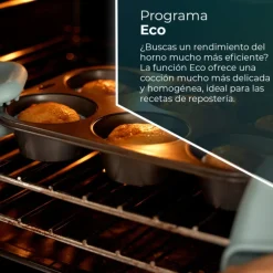 Horno Svan SH4700EB 2100W 75L 4 programas A blanco 59,5 cm