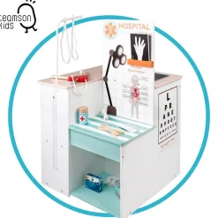 Hospital veterinario Teamson Kids 3 en 1 14 accesorios +3A blanco/verde 75,5x47,5x47,5 cm