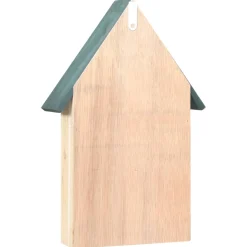 Hotel de insectos madera de abeto natural/verde 48x31x10 cm