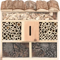Hotel de insectos madera de abeto 30x30x10 cm