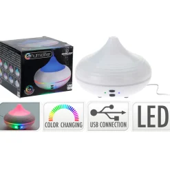 Humidificador Excellent Electrics 130ml luz LED blanco