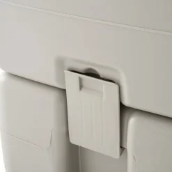 Inodoro portátil WC Kleankin químico con enjuague 20L gris 42x41,5x36,5 cm
