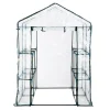 Invernadero Outsunny 3 pisos transparente 195x143x143 cm