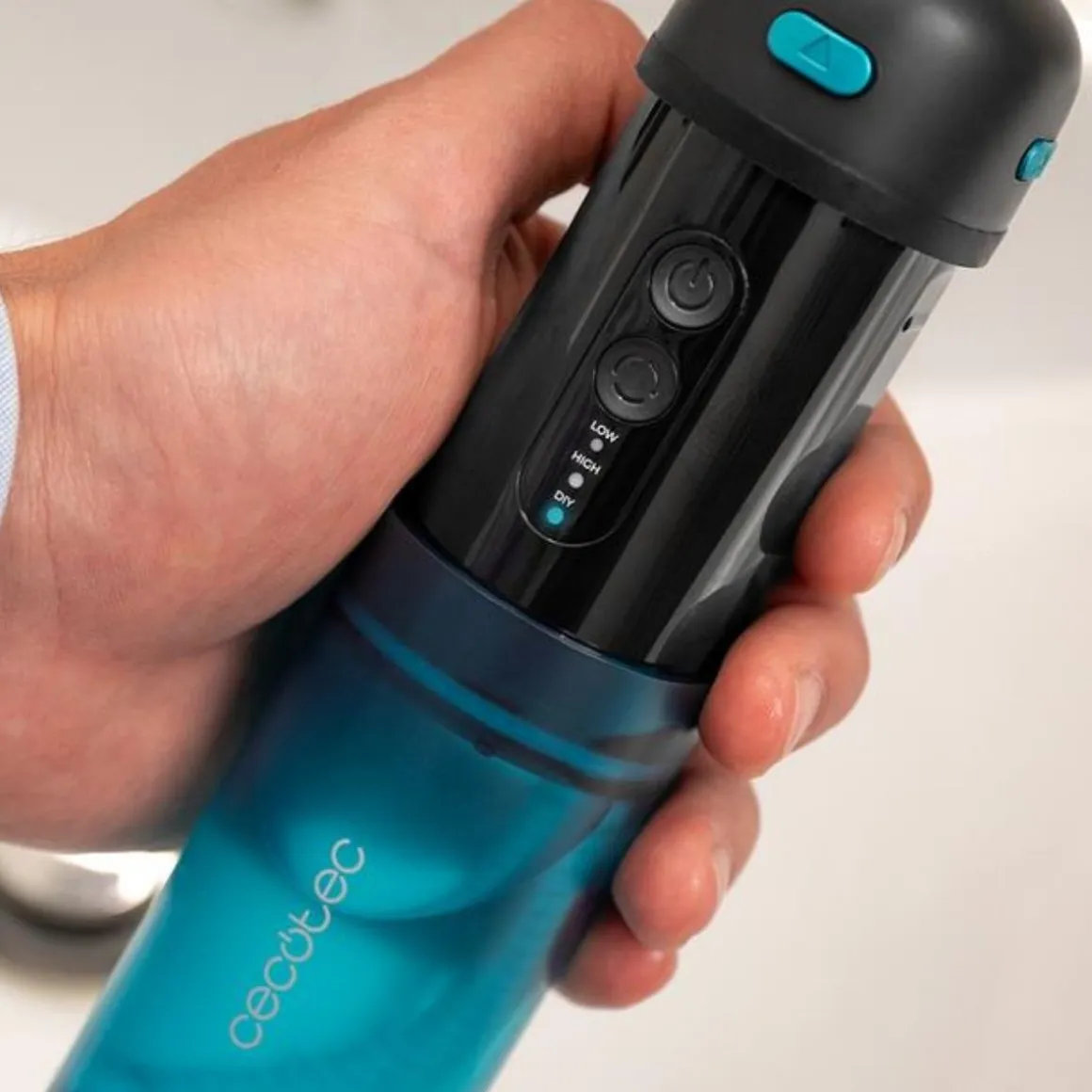 Irrigador dental Cecotec ToothCare Jet Splash 3 modos y 8 intensidades con 2 boquillas 150 ml