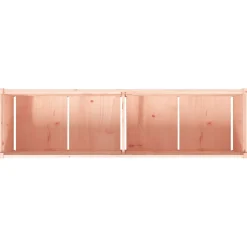 Jardinera Dienna madera maciza 50x180x50 cm