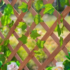 Jardinera Outsunny con enredadera natural 149,5x72,5x31,5 cm