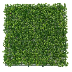 Jardín vertical artificial de suculenta verde 50x50 cm