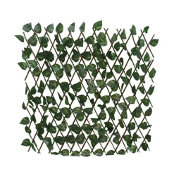 Jardín vertical enrejado verde 186x81 cm