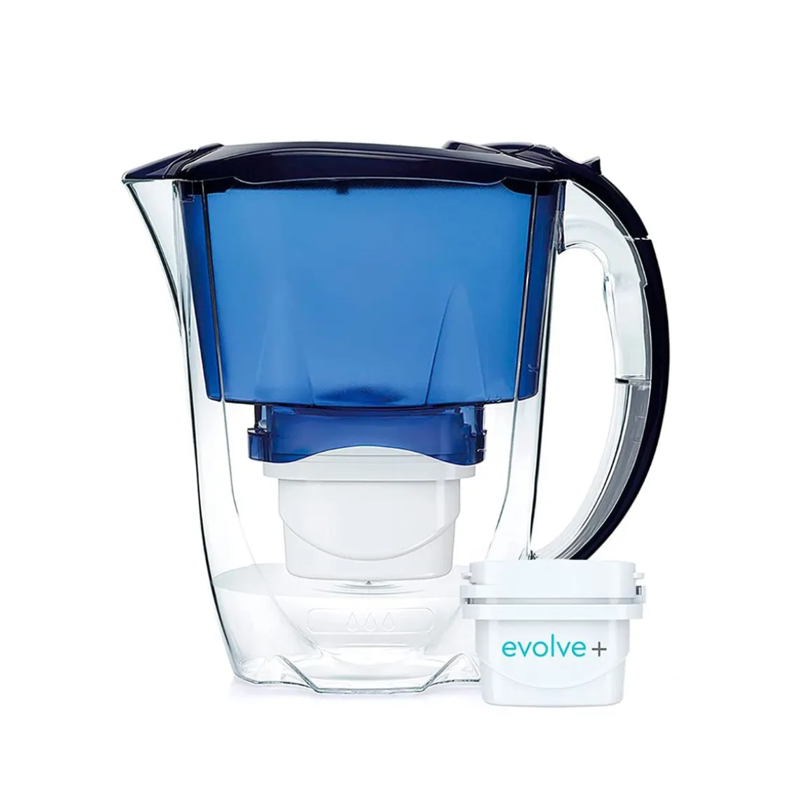 Jarra de agua con filtro Aqua Óptima Oria 2,8L azul