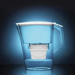 Jarra de agua con filtro Liscia Evolve Aqua Óptima 2,5L blanco