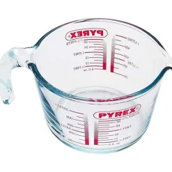 Jarra medidora Classic Pyrex con tapa 1L vidrio rojo