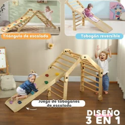 Juego de escalada infantil Aiyaplay 1-4 años multicolor 89x175x70 cm