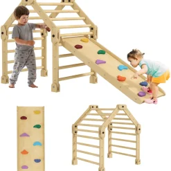 Juego de escalada infantil Aiyaplay 1-4 años multicolor 89x175x70 cm