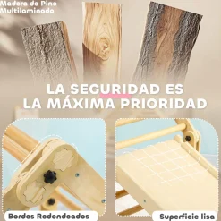 Juego de escalada infantil Aiyaplay 1-4 años multicolor 89x175x70 cm