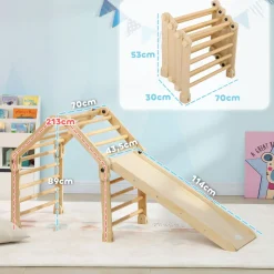 Juego de escalada infantil Aiyaplay 1-4 años multicolor 89x175x70 cm
