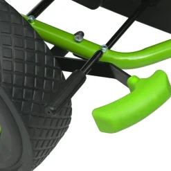 Kart infantil a pedales con asiento regulable +3A verde 60x96x56 cm