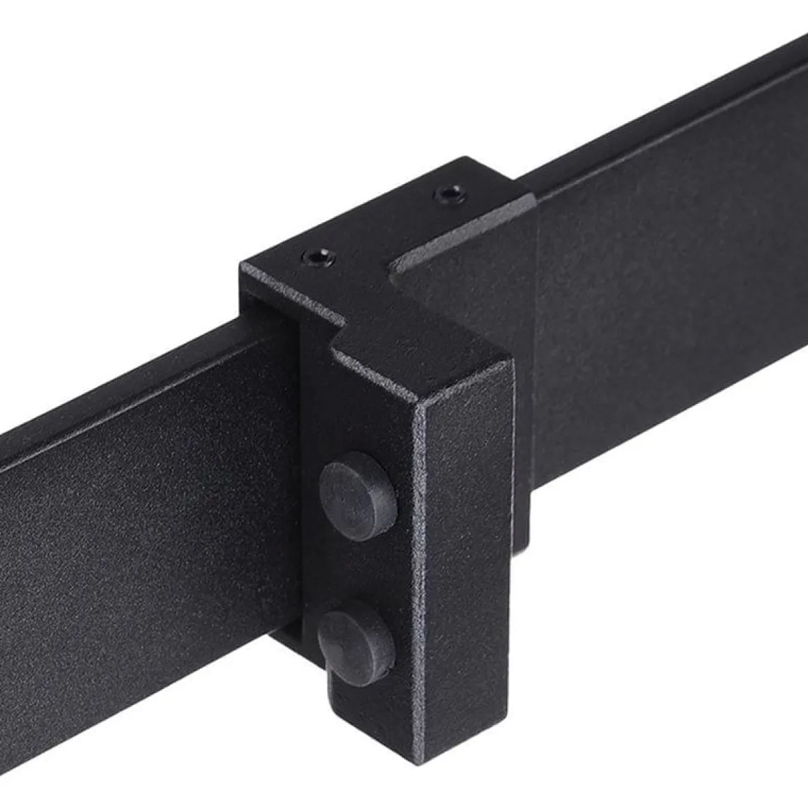 Kit de herrajes de puerta corredera Homcom negro 200 cm