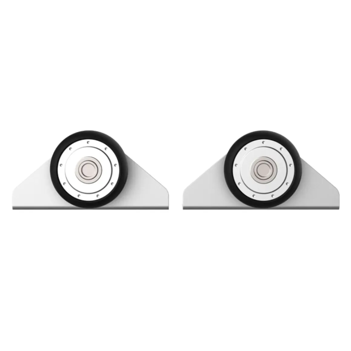 Kit de herrajes para puerta corredera Homcom inox 186 cm