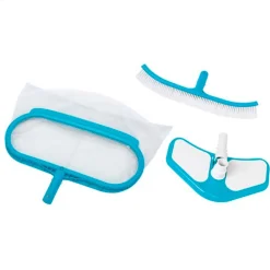 Kit de limpieza de piscina Krystal Clear Intex 3 accesorios azul