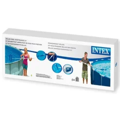 Kit de manteniemiento para piscina Deluxe Intex con mango telescópico