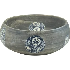 Lavabo de encimera Livha ovalado cerámica 15x59x40 cm