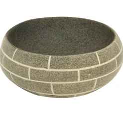 Lavabo de encimera Livha ovalado cerámica 15x59x40 cm