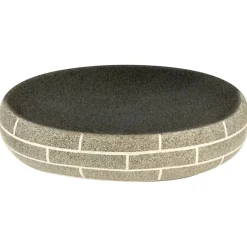 Lavabo de encimera Livha ovalado cerámica 15x59x40 cm