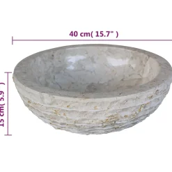 Lavabo Neptuno mármol Ø40x15 cm