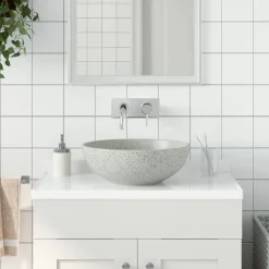 Lavabo sobre encimera Monnet cerámica Ø41x14 cm