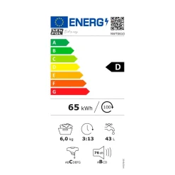 Lavadora carga frontal New Pol NWTA1610 6kg 1000 rpm 15 programas D blanco 60 cm