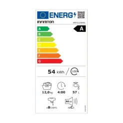 Lavadora Infiniton WM-G124AWL 12kg 1400 rpm 14 programas A blanco 59,5 cm