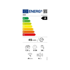 Lavadora Svan SL7201AIDVX 7kg 1200 rpm 11 programas A gris 59,8 cm