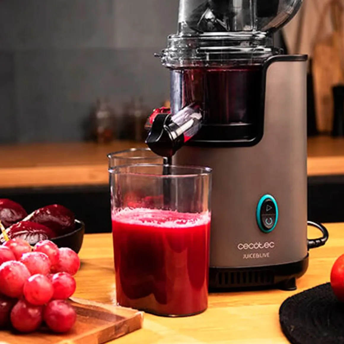 Licuadora de prensa fría Juice&Live 2500 EasyClean 200W 70 rpm canal XL negro