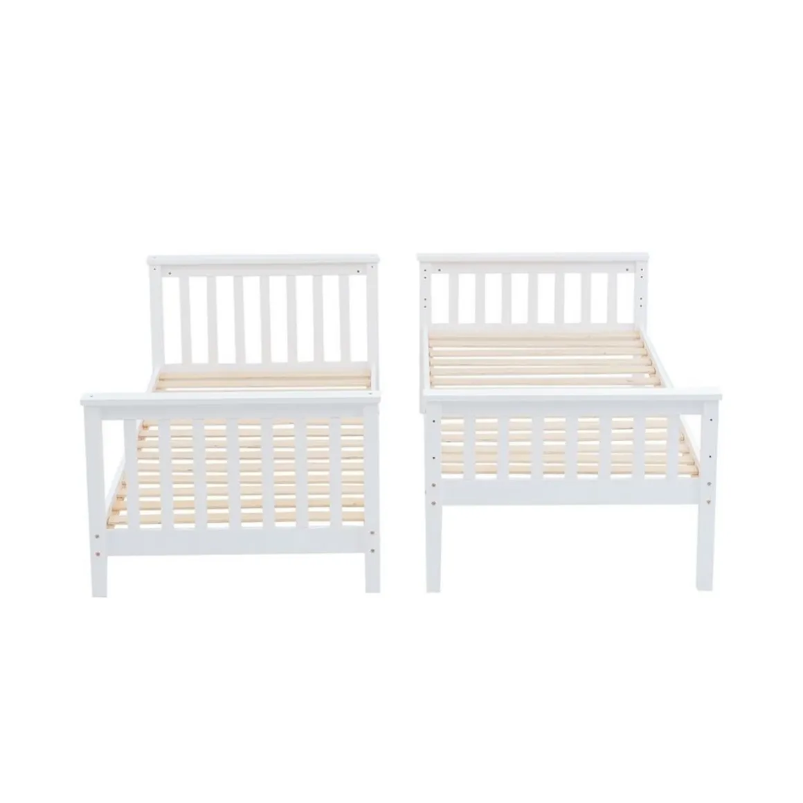 Litera Camila diseño independiente blanco 140x200x99 cm