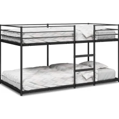 Litera Red estructura de acero negro 111x195x79,5 cm