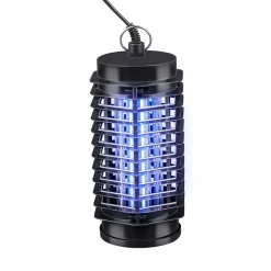 Lámpara anti insectos 1W con bandeja extraíble LED 25m2 negro