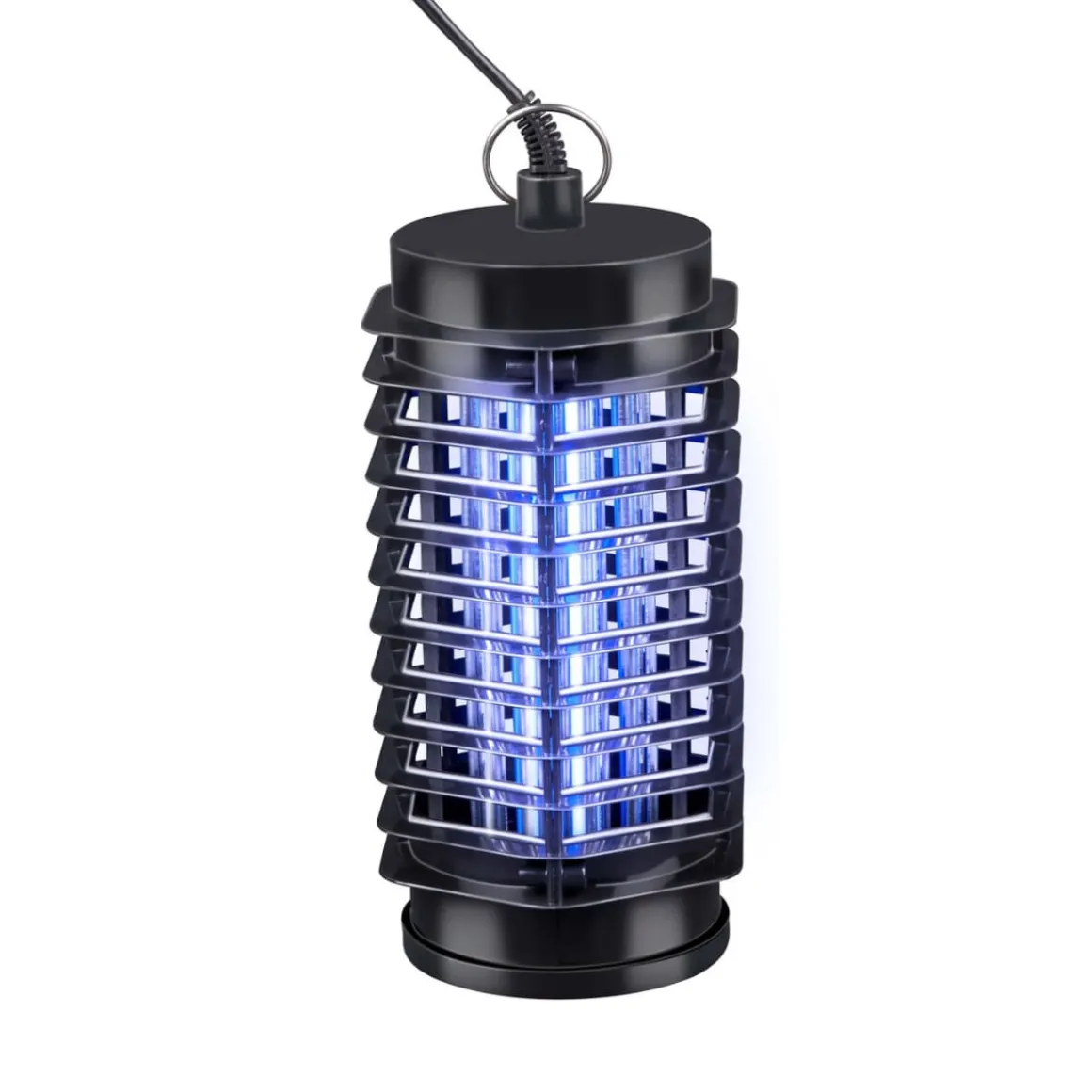Lámpara anti insectos 1W con bandeja extraíble LED 25m2 negro