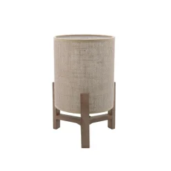 Lámpara de mesa Nora Vinthera marrón/beige 30x19 cm